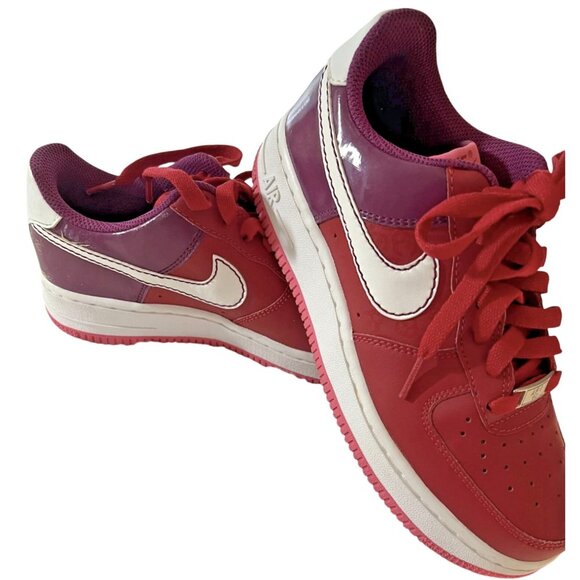 Nike Air Force 1 Shoes Youth Size 4Y Low Top VALENTINES Day edition - Picture 2 of 7